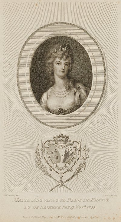 Marie Antoinette, Königin von Frankreich von Luigi Schiavonetti