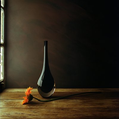 Elegante Vase Gerbera Stillleben von Luiz Laercio