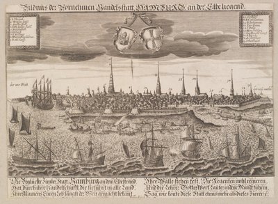 Hamburg von der Elbe aus gesehen von Lukas Schnitzer