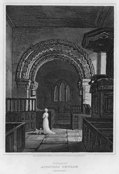 Das Innere der Aspatria Church, Cumberland von Luke (after) Clennell
