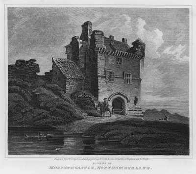 Überreste von Morpeth Castle, Northumberland von Luke (after) Clennell