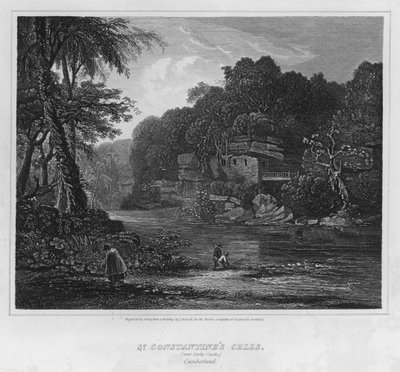 St. Constantines Zellen, nahe Corby Castle, Cumberland von Luke (after) Clennell