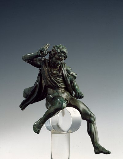 Griechische Kunst: Alexander der Große zu Pferd (Bronzeskulptur von Lysippos) von Lysippos (attributed to)