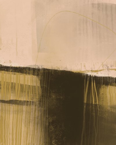 Erdige abstrakte Landschaft von MANSI SAXENA