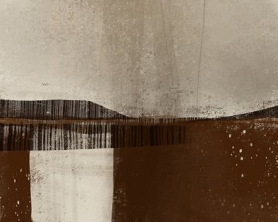 Erdiger Horizont Abstrakt von MANSI SAXENA