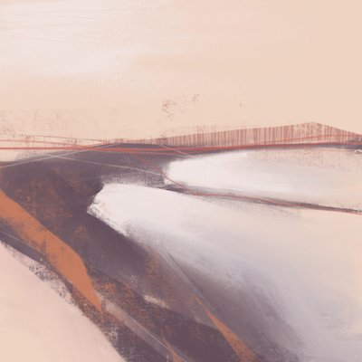 Gedämpfter Wüstenhorizont von MANSI SAXENA
