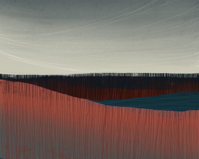 Ruhiger Abstrakter Horizont von MANSI SAXENA