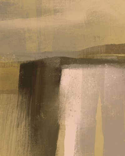 Gelassene abstrakte Landschaft von MANSI SAXENA