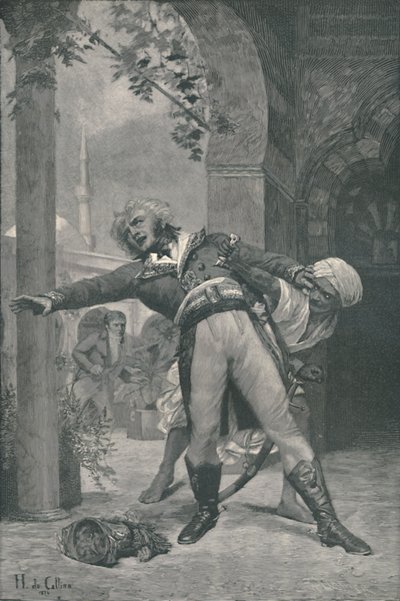 Die Ermordung von Kléber in Kairo, 14. Juni 1800, 1896 von Horace de Callias