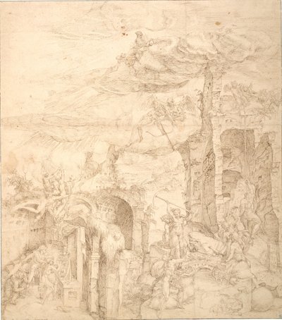 Eine Allegorie über die Kraft des Glaubens von Maarten van Heemskerck