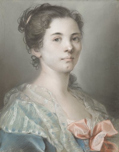 Porträt einer jungen Frau von Madeleine Françoise Basseporte