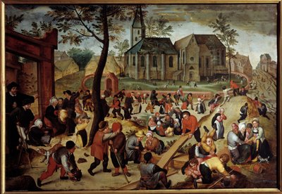 Kinderspiele von Maerten van Cleve