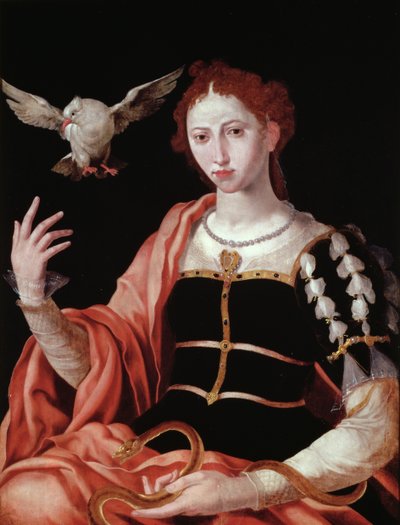 Eine Allegorie der Unschuld und List von Maerten van Heemskerck