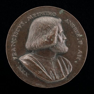 Francesco Malipiero, venezianischer Patrizier, Bruder von Vincenzo [Vorderseite], 1523 von Maffeo Olivieri