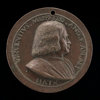 Vincenzo Malipiero, venezianischer Patrizier, Bruder von Francesco [Vorderseite], 1523 von Maffeo Olivieri