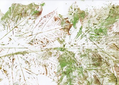 Abstraktes Blatt von Maira Ribena