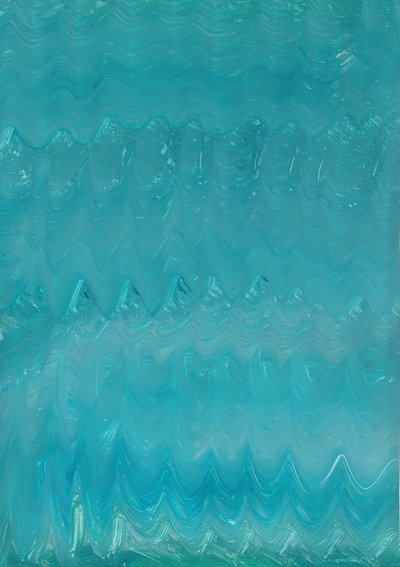 Flüssige Teal-Bewegung von Maira Ribena