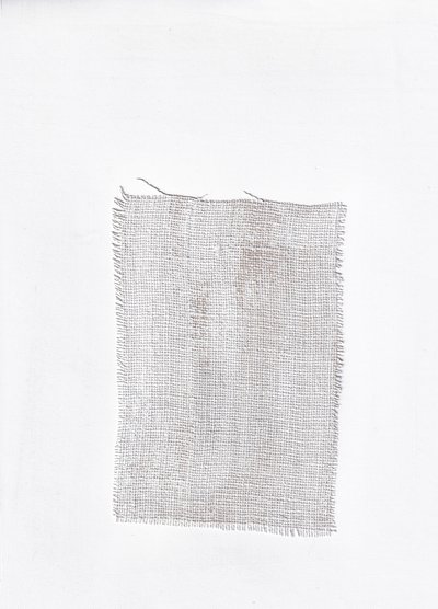 Ausgefranste Leinentextur von Maira Ribena