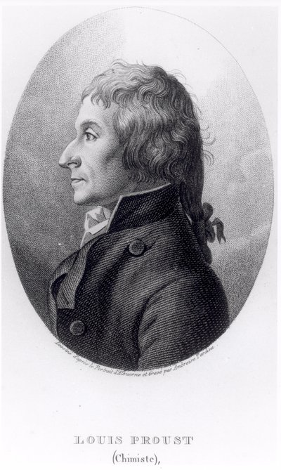 Joseph Louis Proust (1754-1826) graviert von Ambroise Tardieu (1788-1841) von Manuel Albuerne
