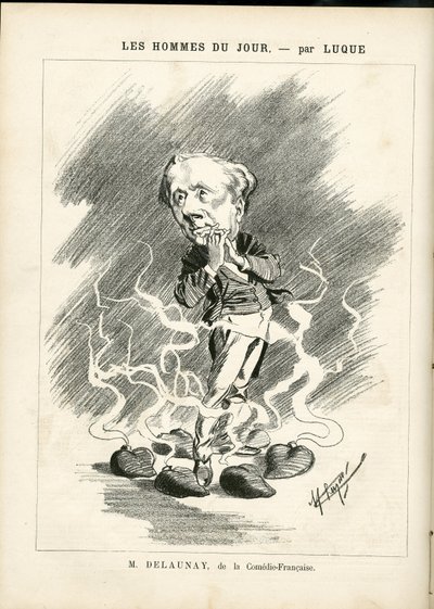 Illustration von Manuel Luque für das Cover von La Caricature (1880) von Manuel Luque