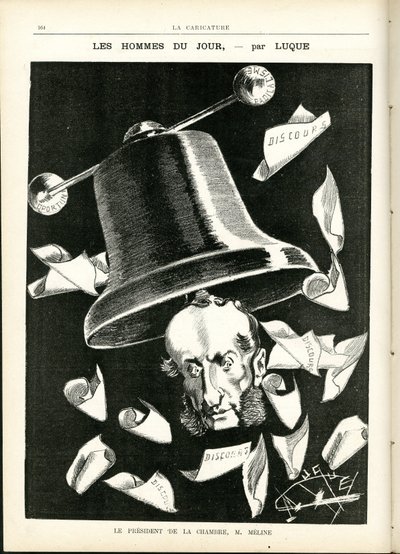 Illustration von Manuel Luque (1854-1919) in La Caricature (1880) von Manuel Luque