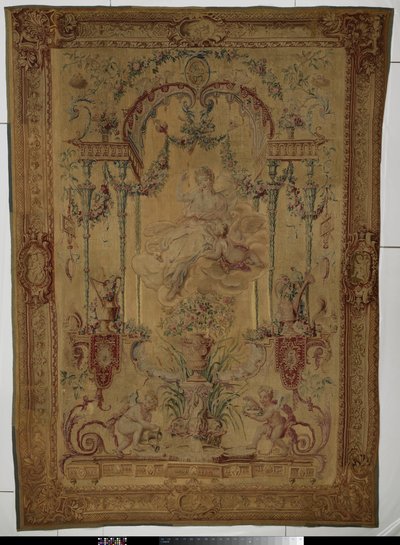 Wandteppich, der Venus darstellt, Symbol des Frühlings von Manufacture Royale des Gobelins