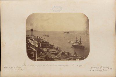 Straße zum Hafen von Pernambuco, gesehen vom Malakoff-Turm von Marc Ferrez