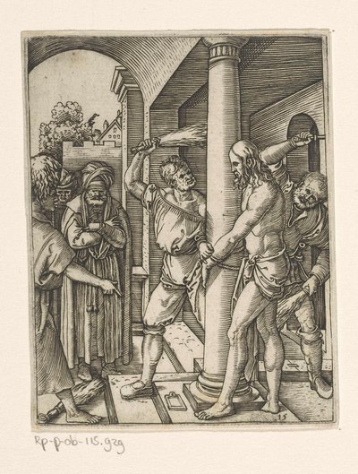 Geißelung Christi von Marcantonio Raimondi