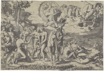 Das Urteil des Paris von Marcantonio Raimondi