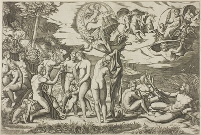 Das Urteil des Paris von Marcantonio Raimondi
