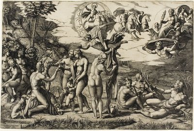 Das Urteil des Paris von Marcantonio Raimondi