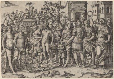 Triumph von Marcantonio Raimondi, after Jacopo Ripanda