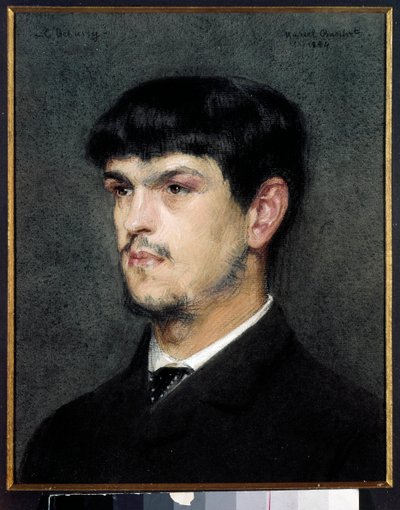 Porträt des französischen Komponisten Claude Debussy von Marcel Andre Baschet