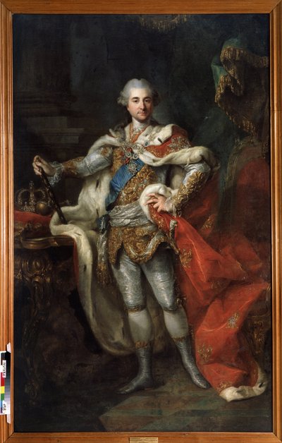 Porträt von Stanislaw II. August Poniatowski, König und Großherzog der polnisch-litauischen Union von Marcello Bacciarelli