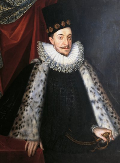 Porträt von Sigismund III. Vasa, König von Schweden und Polen, von Martin Kober von Marcin Kober