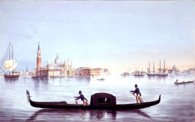 Venezianische Gondel (gestochen von Brizeghel) von Marco (after) Moro
