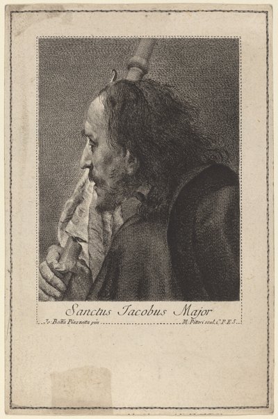 Der heilige Jakobus der Ältere von Marco Alvise Pitteri after Giovanni Battista Piazzetta