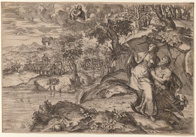 Augustus und die Tiburtinische Sibylle von Marco Angolo del Moro
