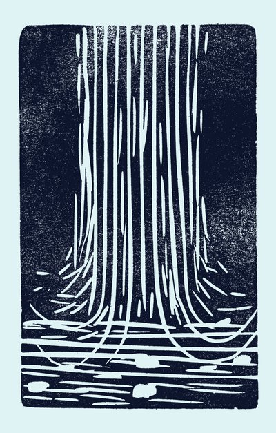 Wasserfall, 2014 von Marco Campedelli