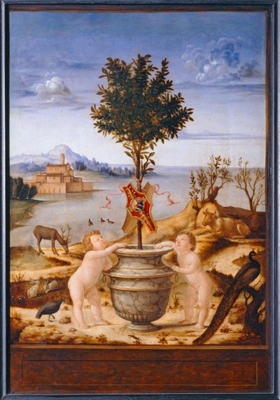 Allegorische Landschaft von Marco Marziale