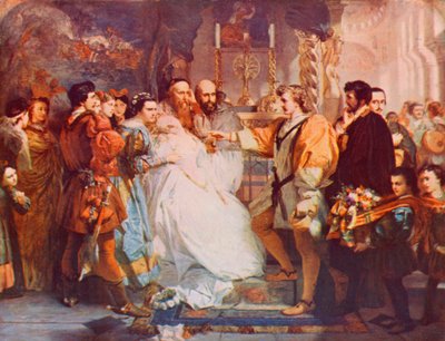Shakespeare: Die Zurückweisung von Hero, Viel Lärm um nichts, Akt IV, Szene 1 von Marcus (after) Stone