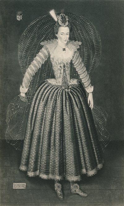 Lucy Harrington, Gräfin von Bedford, ca. 16. Jahrhundert 1904 von Marcus Garret Gheeraerts the Younger