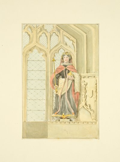 Figur von Königin Elizabeth in der St. Mary