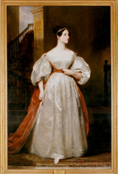 Gräfin Augusta Ada Lovelace 1815-1852, englische Mathematikerin und Schriftstellerin von Margaret Carpenter