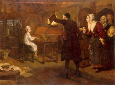 Das Kind Händel, entdeckt von seinen Eltern von Margaret Isabel Dicksee