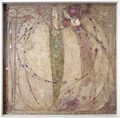 Die weiße Rose und die rote Rose von Margaret MacDonald Mackintosh