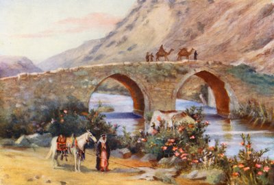 Brücke über den Litani, Jisr el Kardeli von Margaret Thomas