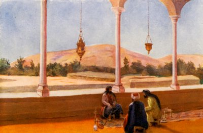 Innenraum eines Privathauses, Damaskus von Margaret Thomas