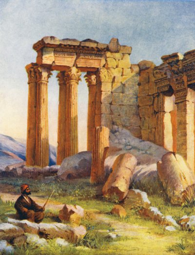 Der Kleine Tempel, Baalbek von Margaret Thomas