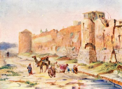 Mauer von Damaskus, Dämmerungseffekt von Margaret Thomas